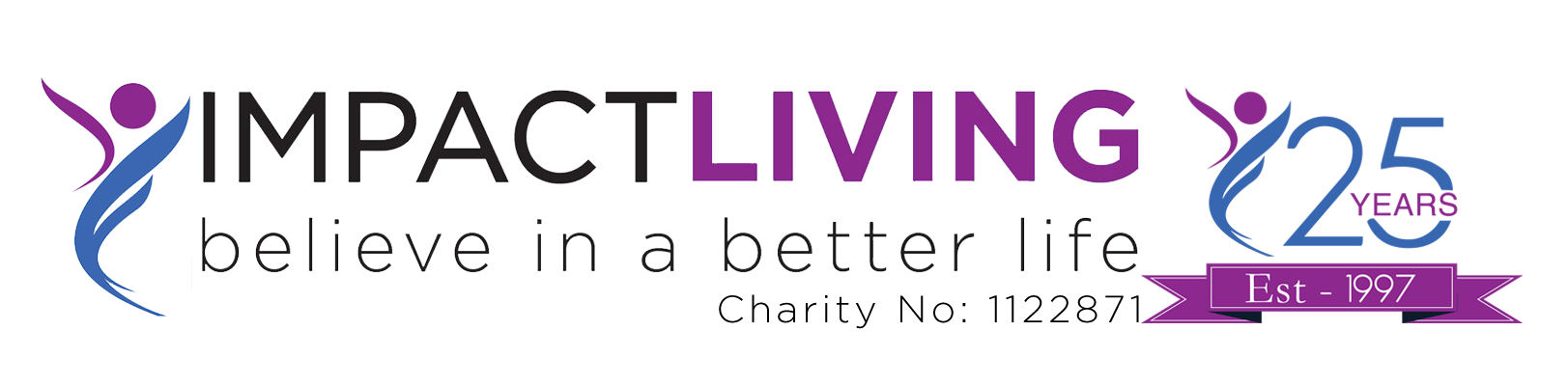 Impact Living - Believe in a better life Logo